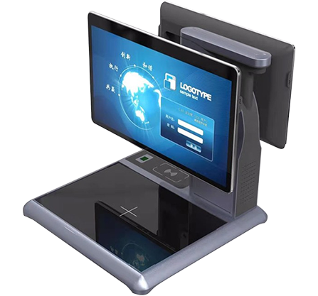 Dual-screen information interactive terminal III